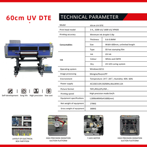 Giải pháp mới kỹ thuật số <span class=keywords><strong>3D</strong></span> UV dtf Huy hiệu logo thêu embossment quần áo máy in Máy in - Product Image 2