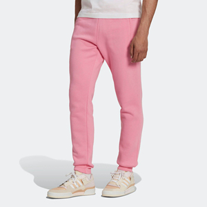 Pantalon de survêtement Slim en molleton 70% coton 30% Polyester recyclé rose - Product Image 1