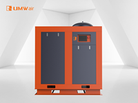 Compresor de Aire de Tornillo Industrial de 22 kW, 16 bar, Alta Presión, Montado sobre Plataforma, con Secador