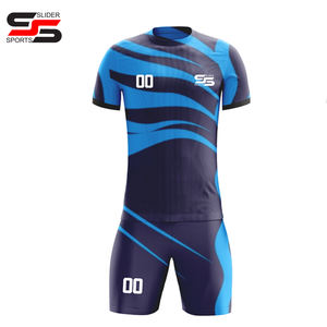 Uniforme de Fútbol Personalizado para Clubes Deportivos, Uniforme de Fútbol de Verano 100% Poliéster Transpirable de Secado Rápido con Impresión Digital a Precio Económico - Product Image 5