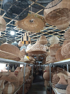 Decorative SET OF 3 PCS RATTAN <b>LAMPSHADE</b> Ideal for Ambient Lighting in Home Resort or Airbnb Rustic and Boho Decor Themes - Product Image 6