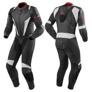 Combinaison de moto personnalisée en cuir lourd 100% de haute qualité pour hommes vêtements de course automobile en cuir d'origine - Product Image 3