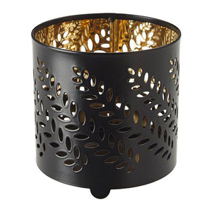 Vela de Metal de hierro de calidad impresionante, portavelas votivo troquelado, forma redonda votiva para decoración de iluminación, mesa de boda para el hogar - Product Image 6