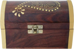 Luxury Wooden Printed Jewelry <b>Box</b> Smooth Polished Finish Customized Designs Customizable Capacity for Elegant Jewelry - Product Image 3