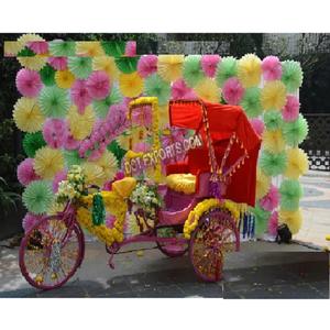 Rickshaw de entrada nupcial de boda moderna Rickshaw Cabina selfie de boda india Rickshaw de entrada nupcial decorada Rickshaw Australia - Product Image 1
