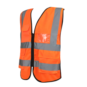 Poliéster Hi Vis Chaquetas DE SEGURIDAD reflectantes y ropa de trabajo de neutralización de tela Chaquetas de poliéster 100% mejor logotipo personalizado - Product Image 4