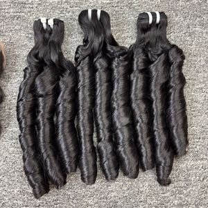Meilleur prix VQ cheveux Helen luxe style donneur unique vietnamien bouncy Curl cheveux vierges humains bruts 100gr faisceau de tissage de cheveux - Product Image 1