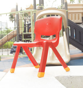 Durable Colorful Plastic <b>Chair</b> for Daily Use Easy <b>Stack</b> Preschool Toddler Bedrooms Classrooms Noiseless Living Room Exterior - Product Image 3