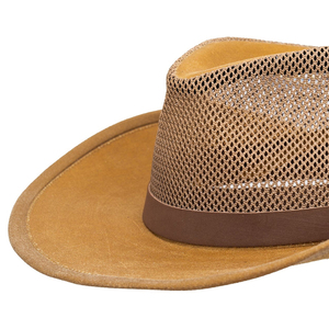 Bordado Logo sostenible nuevo estilo hecho a mano adulto vaca niño sombrero ligero cuero secado rápido nueva moda duradero vaca niño sombrero - Product Image 2