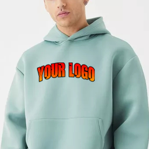 Unisex Heavyweight Sweatshirt 100% Cotton Custom Logo <b>Thick</b> <b>Fleece</b> Plain Solid Colour High Quality Unisex Hoodie - Product Image 2