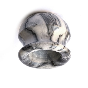 Wholesome Indian Crafted Luxury Black Marble <b>Flower</b> Pot Unique Design Indoor &Outdoor Planter Available for Home & Garden Decor - Product Image 5