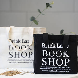 Petit fourre-tout de <span class=keywords><strong>week</strong></span>-<span class=keywords><strong>end</strong></span> de bonne qualité Pochette en coton épais Sacs fourre-tout d'épicerie en toile avec logo imprimé personnalisé - Product Image 4