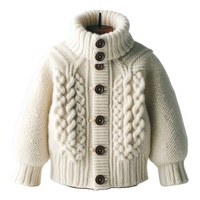 Blouson d'hiver vintage intemporel en laine mérinos, col montant, écologique, chauffant, coupe-vent - Durable, respirant, naturellement unisexe
