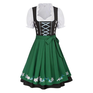 Vêtements à la mode Robe Dirndl pour femmes en matériaux durables à utiliser à l'extérieur/Meilleur robe Dirndl pour femmes avec logo personnalisé au prix de gros - Product Image 4