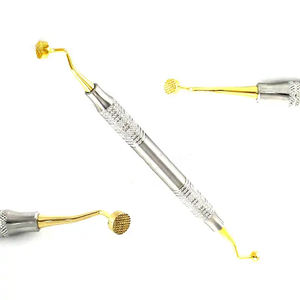 4 Uds. De instrumentos de implante PRF de acero inoxidable recubiertos de Plasma dorado, Kit de cirugía Dental reutilizable, fuente de alimentación Manual - Product Image 3