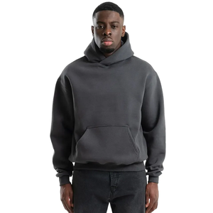 Sudadera con Capucha para Hombre, 100% Algodón, Invierno, ODM, Gruesa, Felpa Francesa, Alta Calidad, Lisa, Talla Grande, Estilo Urbano, con Logotipo Personalizado - Product Image 4