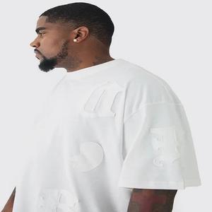 Camiseta de punto 100% algodón con apliques de Cachemira de gran tamaño para hombre, diseños únicos, calidad superior, ajuste perfecto para cualquier - Product Image 3