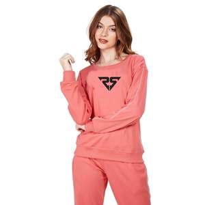 Logotipo personalizado de las señoras Jogger 2 piezas de ropa de fitness chándal Trajes Jogging Sport suit Mujeres Chándales - Product Image 3