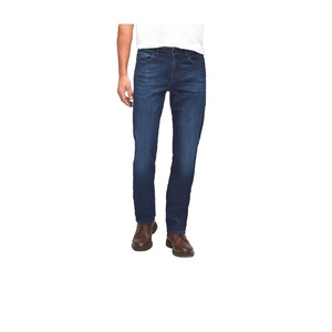 OEM Slim Fit Stretch Casual Solid Denim <b>Jeans</b> Custom Micro <b>Elastic</b> Straight Cut Blue Stacked Style Streetwear for Men - Product Image 3