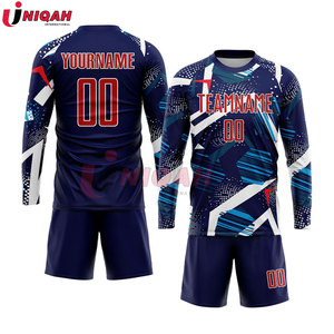 Conjunto de Uniforme de Fútbol de Alta Calidad en Algodón/Poliéster para Adultos, Último Modelo de Club, Colores y Logotipo Personalizables, Precio Bajo - Product Image 6