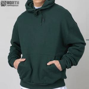 Fashion Blank High Quality <b>Hoodie</b> Design Luxury <b>Men</b> French Terry Heavyweight <b>Hoodie</b> Custom Logo <b>Green</b> Oversized <b>Hoodie</b> - Product Image 1