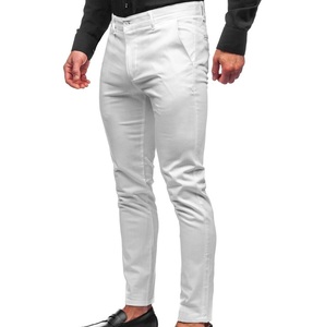 Pantalones Chinos Transpirables de Corte Slim Fit y Tiro Medio para Hombre, con Tela de Algodón, Personalizados, Verano 2025 - Product Image 4