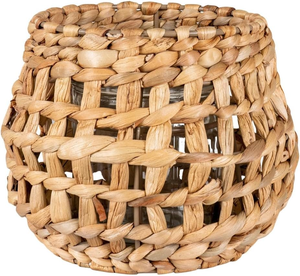 Bougeoir en jacinthe d'eau, lampes artisanales, décoration d'intérieur, décoration d'intérieur écologique, vente en gros. - Product Image 1