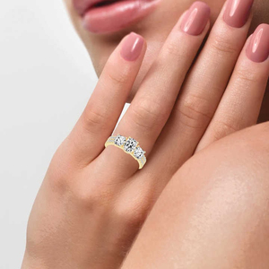 แหวนทอง18kt และ14kt พรีเมี่ยมขายส่งจำนวนมากพร้อมเพชรที่ปลูกในห้องปฏิบัติการ-เครื่องประดับสุดหรูที่ยั่งยืนสำหรับแหวนหมั้น - Product Image 4