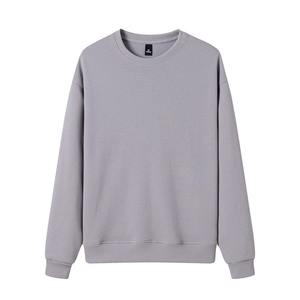 Vente en gros 370gsm ras du cou hommes 100% coton coupe régulière polaire hiver sweat logo personnalisé sweat à capuche avant - Product Image 5