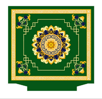 Tapis d'ascenseur en laine et soie tissé à la main de qualité gouvernementale pour hôtel cinq étoiles Villa Casino
