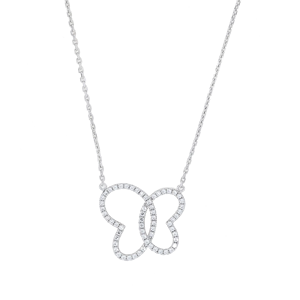 Diamond Dream 0.50Ct collier de diamants cultivés en laboratoire superbe 18 pouces en argent sterling accessoire en gros OEM - Product Image 1