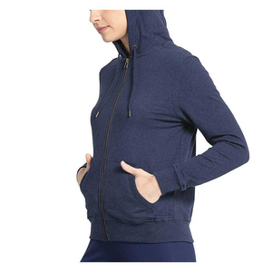 Conjunto de Dos Piezas Casual de Verano para Mujer, Tejido de Punto de Alta Calidad, Color Sólido, Logotipo Estampado en la Parte Delantera, Sudadera con Cremallera - Product Image 2