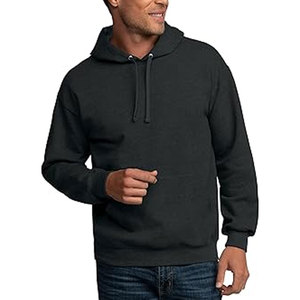 Sudadera con capucha de manga larga para hombre y mujer, Jersey informal de entrenamiento, sudaderas con capucha de bolsillo de canguro de Color sólido, venta al por mayor personalizada - Product Image 4