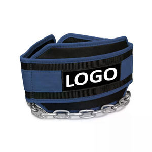 Cinturón de Neopreno de Alta Calidad con Cadena de Acero y Logotipo Personalizado, Cinturón de Ejercicio Unisex para Gimnasio, Fitness, Levantamiento de Pesas - Product Image 3