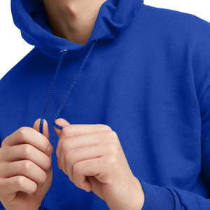 Sweats à capuche et sweat-shirts pour hommes Streetwear Style 430 GSM tricoté éponge col rond décontracté coupe surdimensionnée sweats à capuche à motif solide pour hommes - Product Image 3