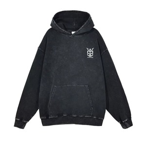 Venta Directa de Fábrica, Precio al por Mayor, Sudaderas Básicas para Hombre con Lavado Ácido, Diseño de Logotipo Personalizado, Sudaderas con Lavado Ácido para Hombre - Product Image 1