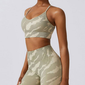 Hot Sale Best Quality Women Yoga Set 2 Piece Solid Elastic Waist Eco-Friendly Lightweight Breathable Outdoor Use Wholesale - Product Image 4