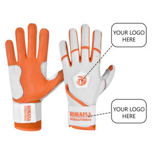 Service OEM Gants de baseball de haute qualité Logo personnalisé Gants en cuir véritable pour adultes Guantes De Bateo De Beisbol - Product Image 1