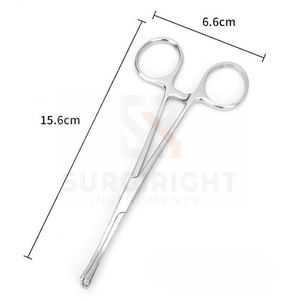 Éponge médicale en acier inoxydable, pince à éponge, opération ventouses, pince ovale, coude droit, instruments chirurgicaux - Product Image 5