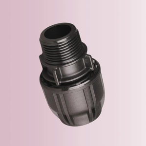 Accesorios de electro fusión HDPE de 90MM x 2 1/2 pulgadas, adaptador ROSCADO MACHO de alta presión, tratamiento de superficie lisa de proveedor indio - Product Image 5