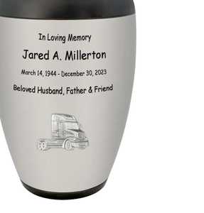 รถบรรทุกพิวเตอร์โกศสำหรับผู้ใหญ่อุปกรณ์ศพอลูมิเนียมสำหรับทรัคเกอร์ - Product Image 6