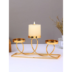 Bougeoir en forme de cœur au design admirable bougeoir de qualité supérieure en métal couleur or rose à prix compétitif - Product Image 3