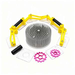 ศูนย์เครื่องจักร5แกนอลูมิเนียมอโนไดซ์ต้นแบบโลหะพลาสติกสำหรับงานกัดชิ้นส่วนเครื่องจักร CNC งานตามสั่ง - Product Image 2