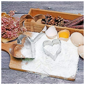 Joli emporte-pièce en acier inoxydable 2025 emporte-pièces en forme de coeur outils de gâteau de cuisson parfaits pour la décoration créative de biscuits. - Product Image 1