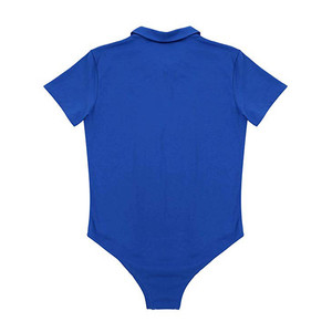 Combinaison pour homme, nouvelle conception, coupe ajustée, respirante, avec fermeture à pression à l'entrejambe, t-shirt en polyester/coton - Product Image 4