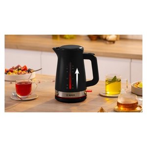 Bouilloire électrique Bosch 1,7 L 2400 W avec arrêt automatique et indicateur de niveau d'eau pour une ébullition rapide - Product Image 4