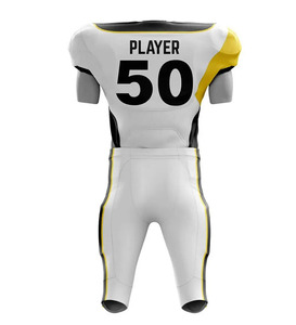 Meilleur Design Nouvelle Arrivée Personnalisé de Haute Qualité Vente à Chaud Conceptions Personnalisées Garçons Jeunes Uniformes de Football Américain pour Adultes - Product Image 3