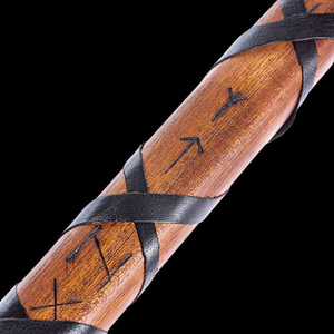 ด้ามไม้เหล็กกล้าคาร์บอนแบบใช้มือสำหรับตั้งแคมป์เกรด DIY เครื่องใช้บนโต๊ะอาหารงานตามสั่ง - Product Image 4