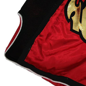 กางเกงขาสั้นผ้าซาตินนุ่มสำหรับมวยไทยกางเกงขาสั้นมวยไทยดีไซน์ใหม่ล่าสุดออกแบบได้ตามใจน้ำหนักเบาตัดสูงออกแบบได้ตามต้องการ - Product Image 2