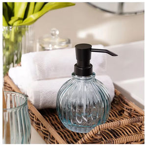 Good Price Stylish Best <b>Glass</b> Soap Dispenser <b>Bathroom</b> <b>Accessories</b> Home and Hotel Usage - Product Image 6